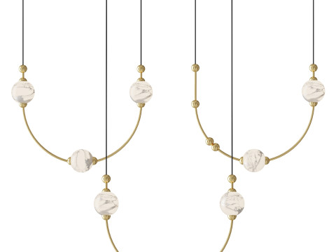 Pendelleuchte VERITY 3D Modell