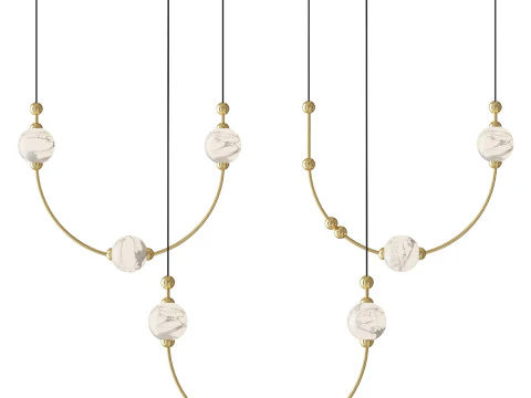 पेंडेंट लैंप सत्यता 3D मॉडल