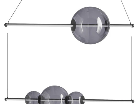 Lampada a binario OLAFUR Modello 3D