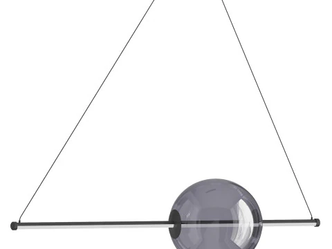 Rail row lamp OLAFUR 3D Model