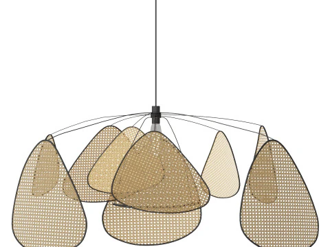 Scherm kroonluchter 3D Model