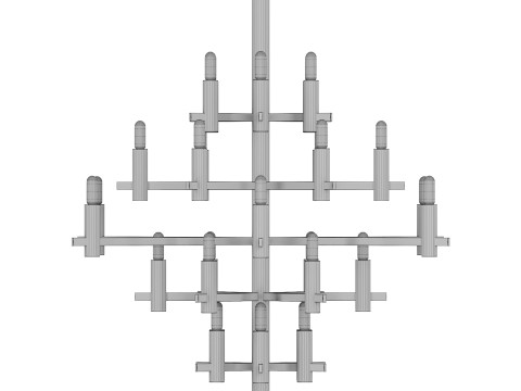 Sonnet Chandelier 3D Model