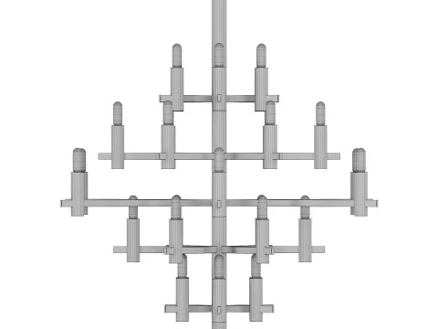 Sonnet Chandelier 3D Model