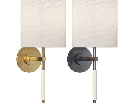 L&aacute;mpara de pared Clout bbl2130sb-l Visual Comfort Modelo 3D