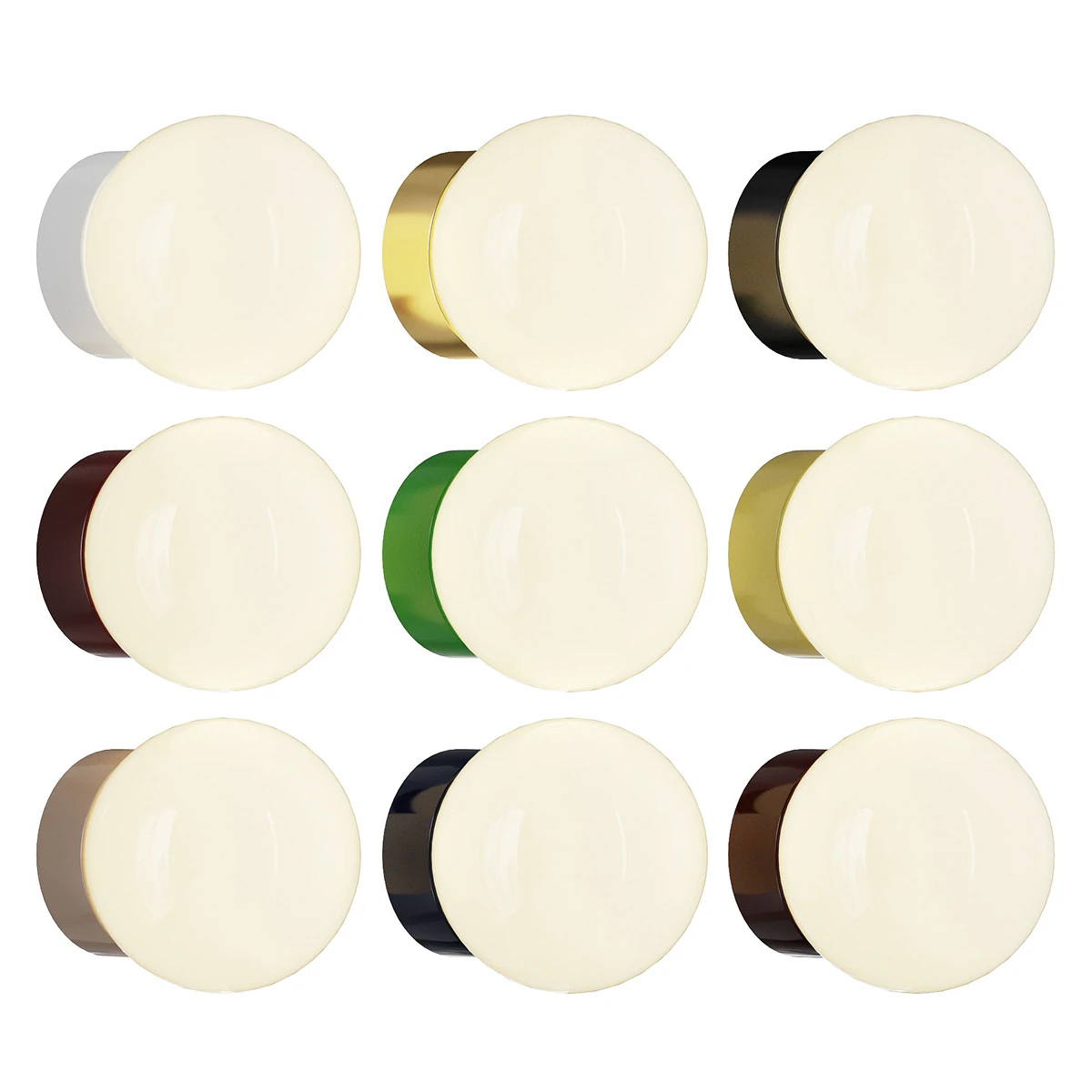 Wall lamp Faro Barcelona Ping 3D Model .c4d .max .obj .3ds .fbx .stl .blend