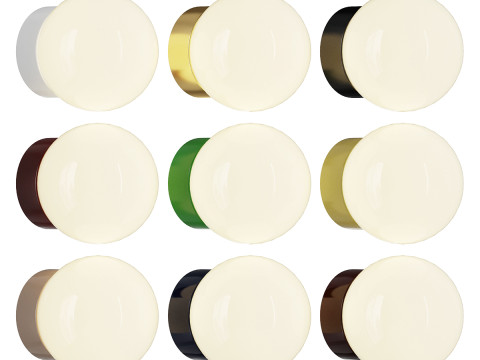 Wall lamp Faro Barcelona Ping 3D Model