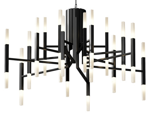 WOMO Modern Candlestick Chandelier 3D Model