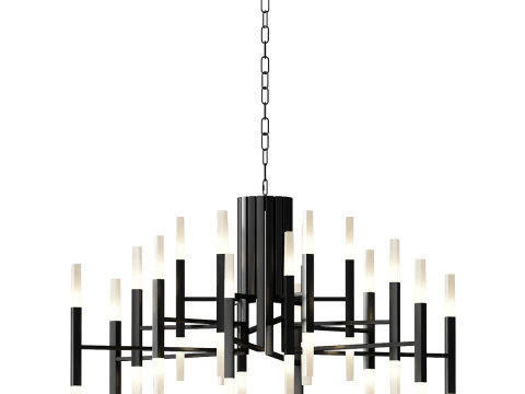 WOMO Modern Candlestick Chandelier 3D Model