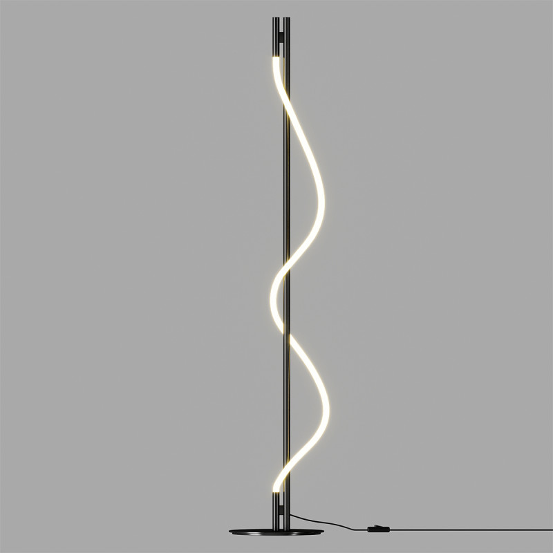 WOMO 细管 LED 落地灯 3D 模型 .c4d .max .obj .3ds .fbx .stl .blend 