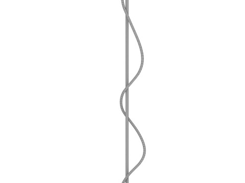 WOMO 细管 LED 落地灯 3D 模型