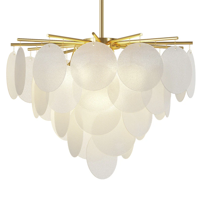 WOMO Katmanlı Dokulu Cam Bulut Avize 3D Model .c4d .max .obj .3ds .fbx .stl .blend 