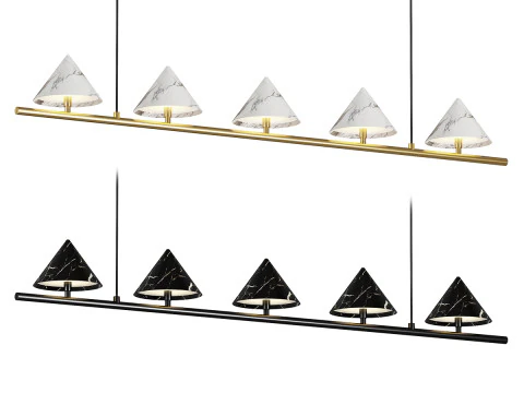 AromasのAnzaペンダントランプ 3Dモデル