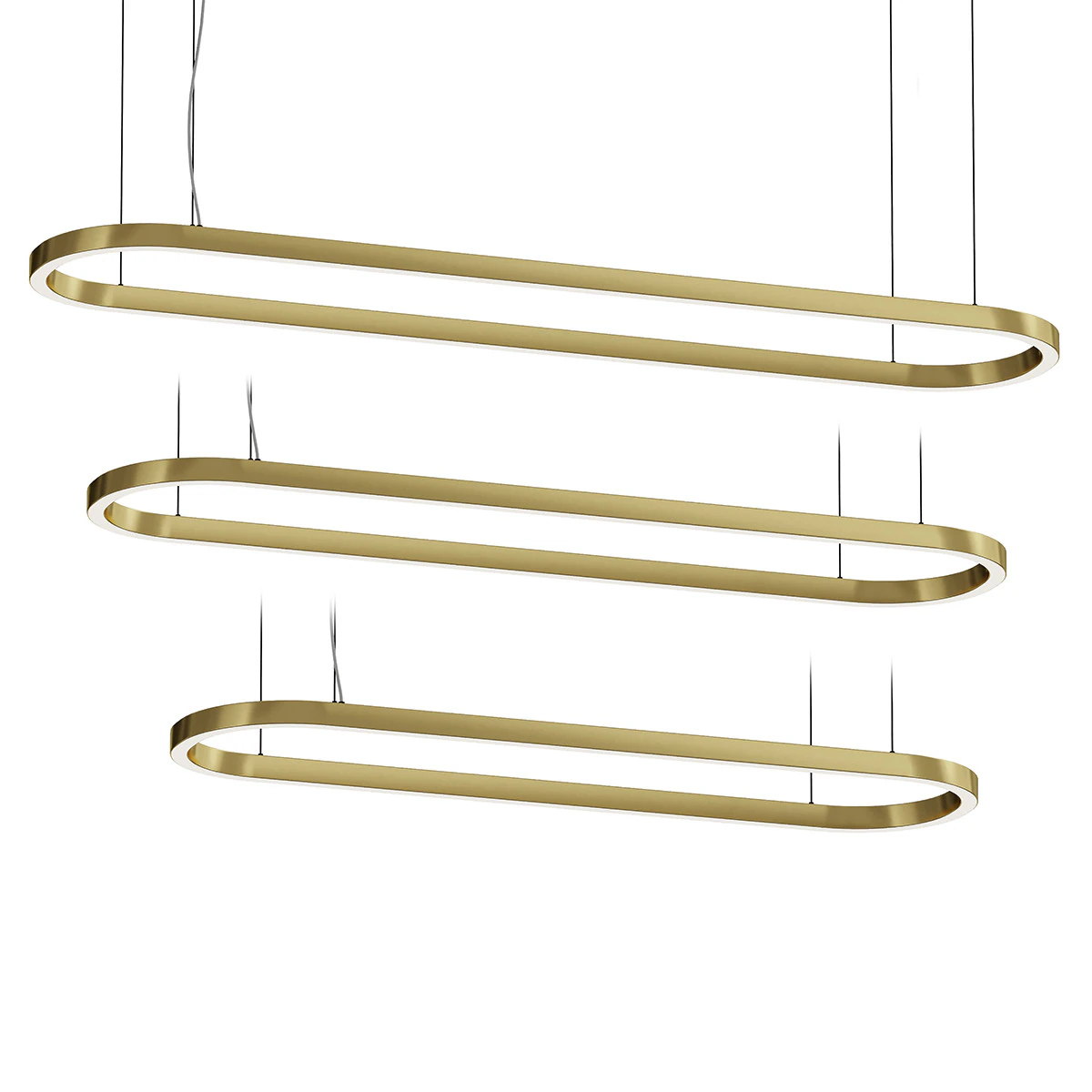Eurolus Lampadari Profile Oval 3D Model .c4d .max .obj .3ds .fbx .stl .blend 