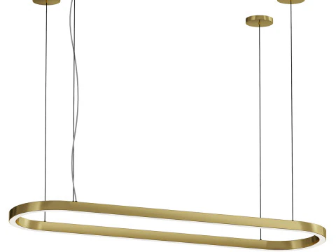 Eurolus Lampadari Profile Oval 3D Model