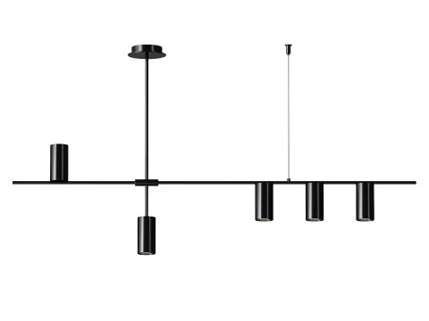 Extended pendant lamp 3D Model