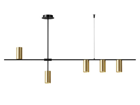 Extended pendant lamp 3D Model