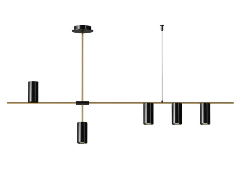 Extended pendant lamp 3D Model