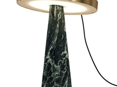 ЗЕЛЕНИЙ МАРМУР НАСТІЛЬНІ ЛАМПИ 3D Модель
