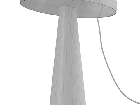 GREEN MARBLE TABLE LAMPS 3D Model