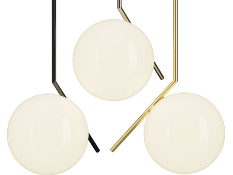 Lampa wisząca IC S Model 3D