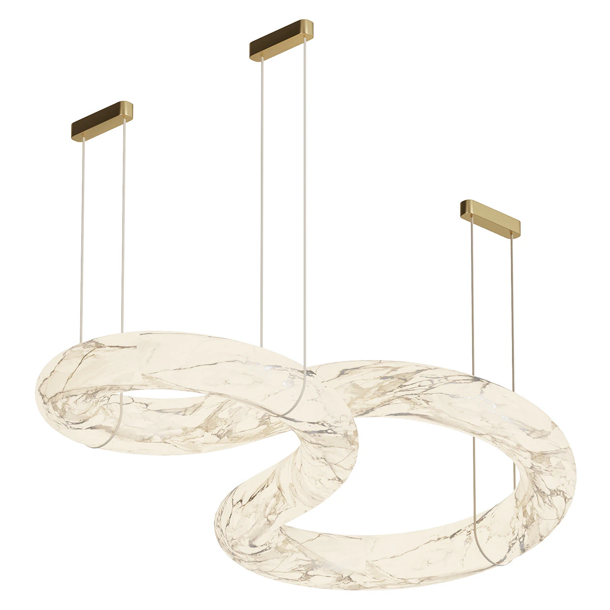 Infinity Hanging Light 3D Model .c4d .max .obj .3ds .fbx .stl .blend 