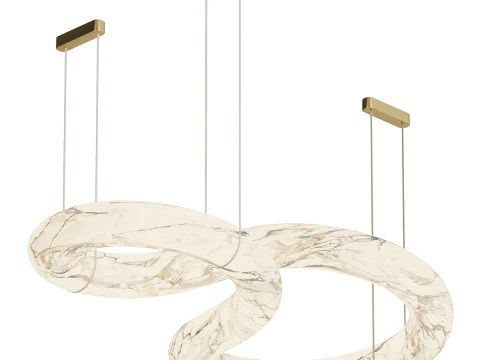 Lampu Gantung Tanpa Batas Model 3D