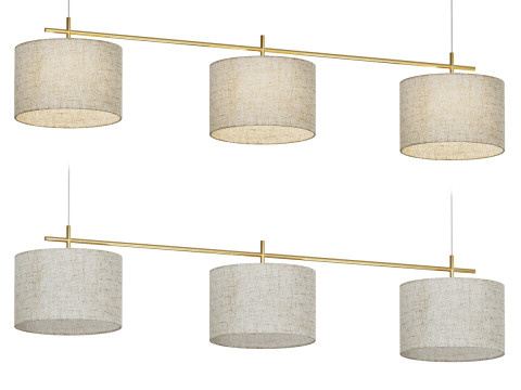 Великий підвісний світильник Liara 3D Модель