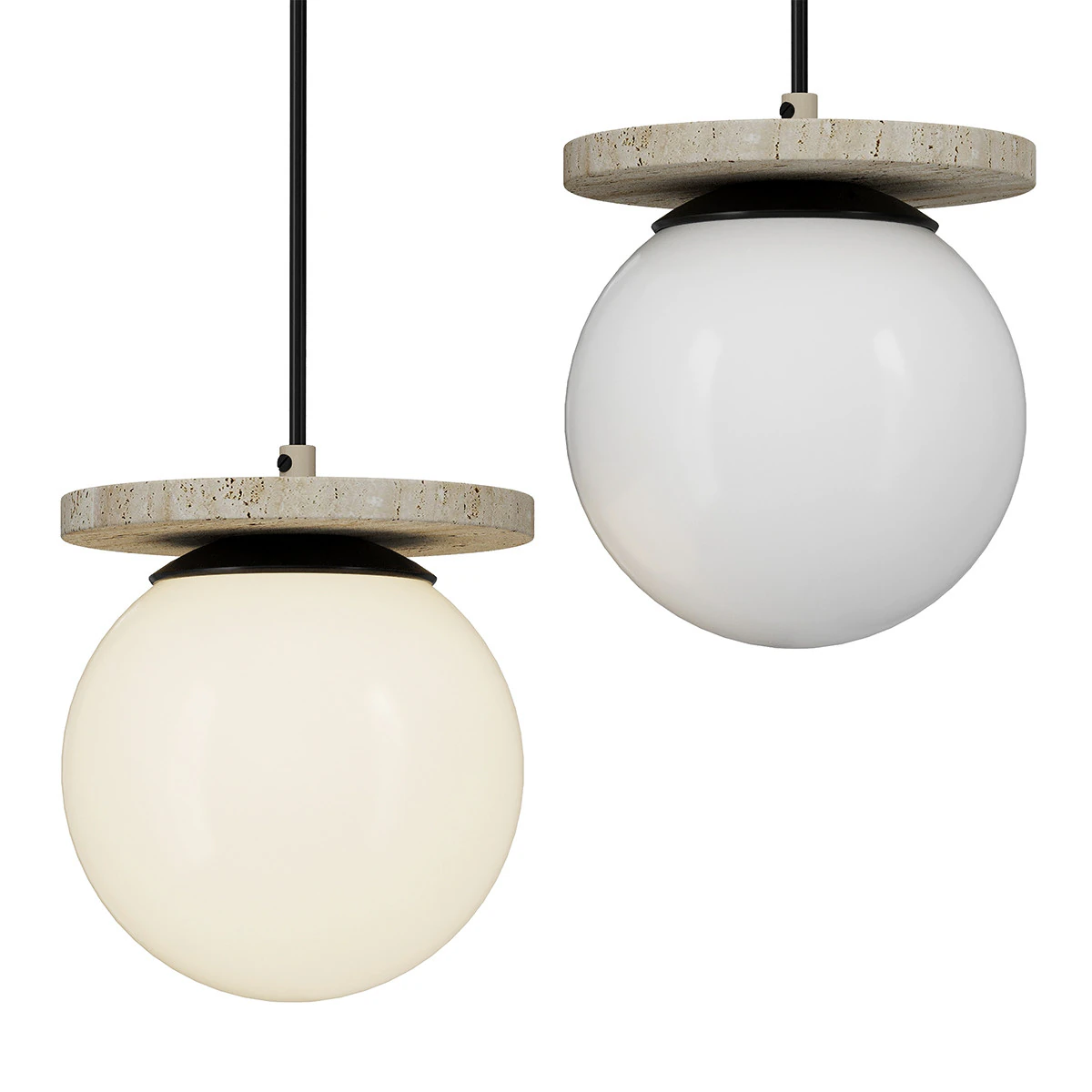 Malachi Pendant Light 3D Model .c4d .max .obj .3ds .fbx .stl .blend 