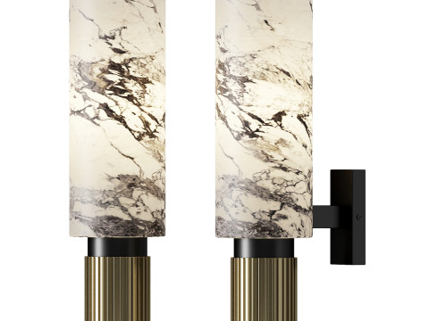 Marmeren Wall Lamp 3D Model