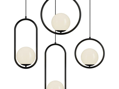 Mila Pendant Lamp 3D Model