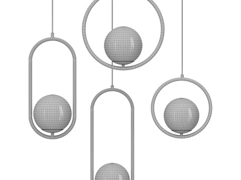 Mila Pendant Lamp 3D Model
