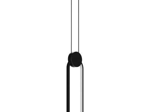 Minimalist LED Pendant Light 3D Model