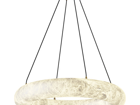 Lustre de roda de m&aacute;rmore natural Modelo 3D