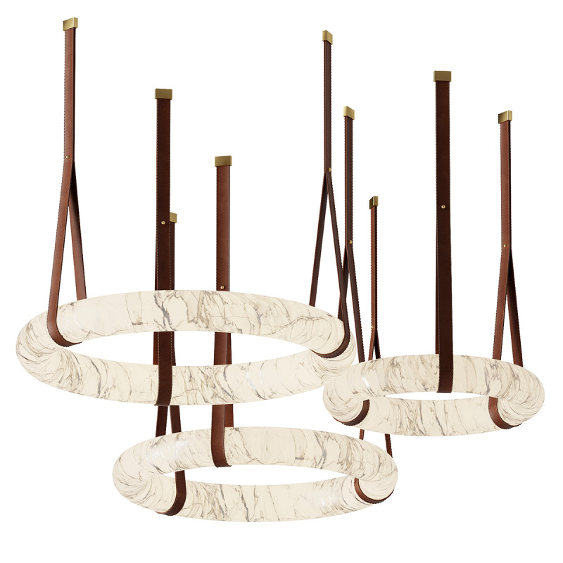 Oslo L3P Pendant Light 3D Model .c4d .max .obj .3ds .fbx .stl .blend 