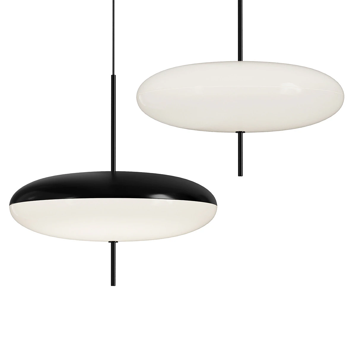 Pendant lamp Astep 3D Model .c4d .max .obj .3ds .fbx .stl .blend 