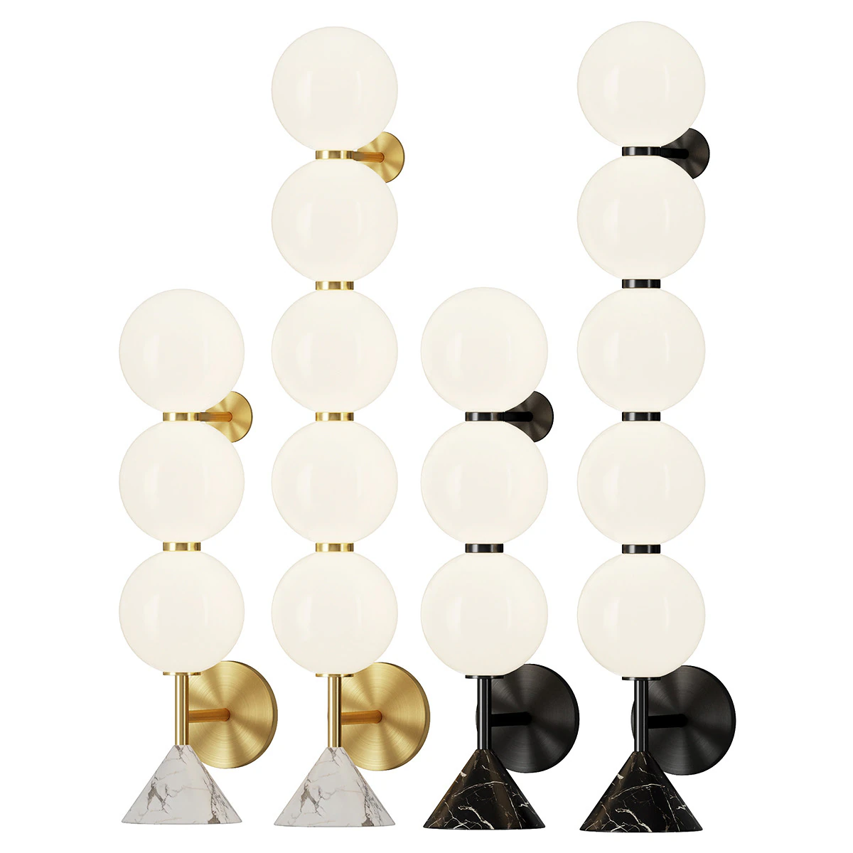 Soko Wall lamp By Aromas 3D Model .c4d .max .obj .3ds .fbx .stl .blend 