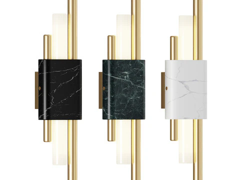 タント壁取り付け用燭台 3Dモデル