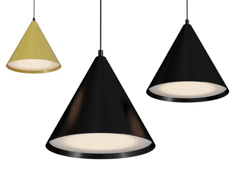 Lumin&aacute;ria pendente Trag Aromas Modelo 3D