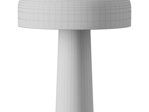 Travertine Table lamp 3D Model