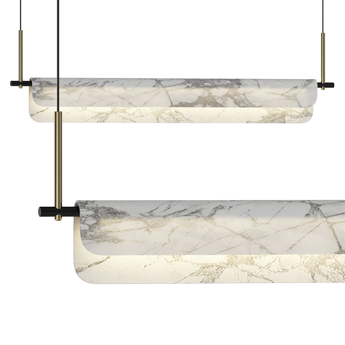 Years Alabaster Pendant Light 3D Model .c4d .max .obj .3ds .fbx .stl .blend 