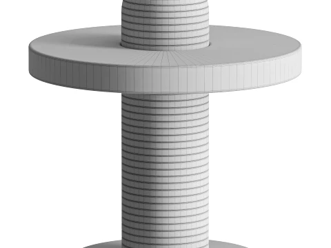 Alabaster Comet Table Lamp 3D Model