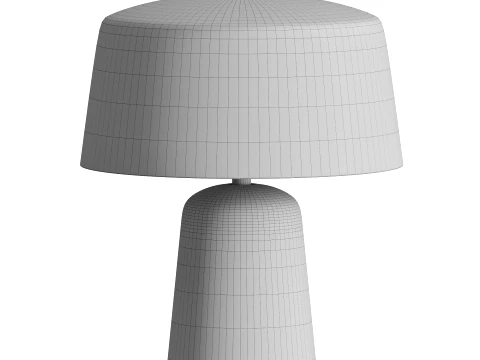 Aogashima Alabaster Table Lamp 3D Model