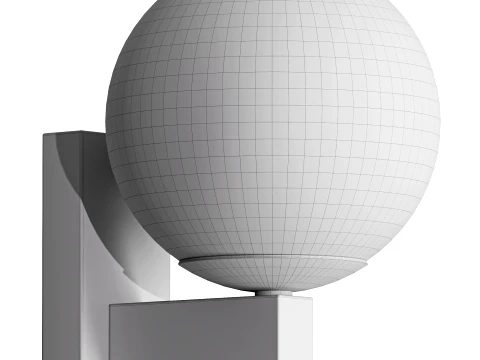 Astro Sagara Banyo Duvar Lambası 3D Model
