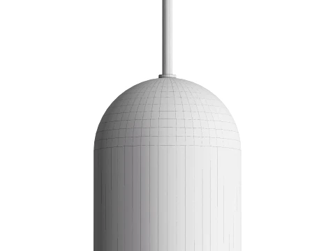 Belfry Arm Alabaster Pendant Lamp 3D Model