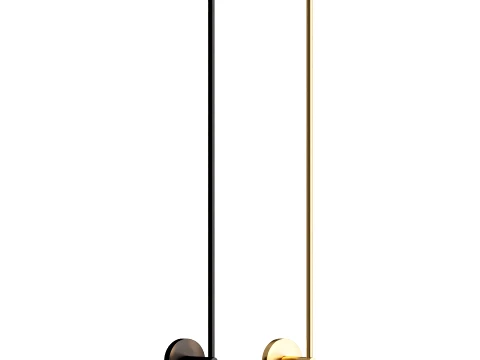 Black Pearl LED Wall Light 3D Model