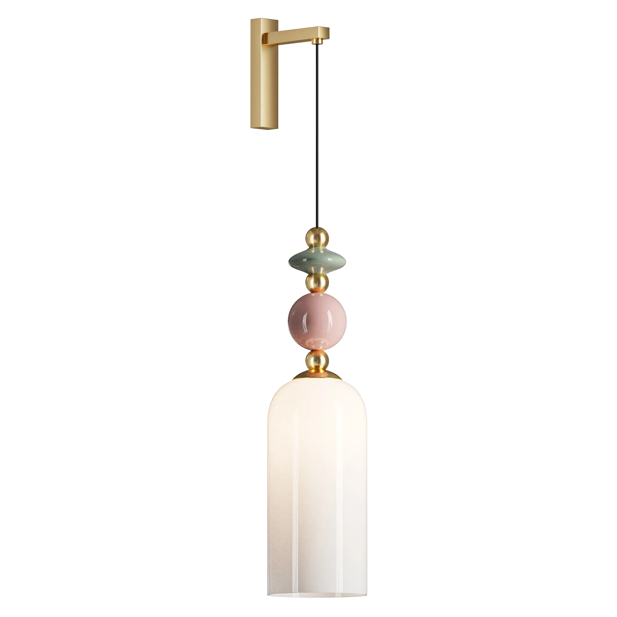 Candy Classic Wall light 3D Model .c4d .max .obj .3ds .fbx .stl .blend 