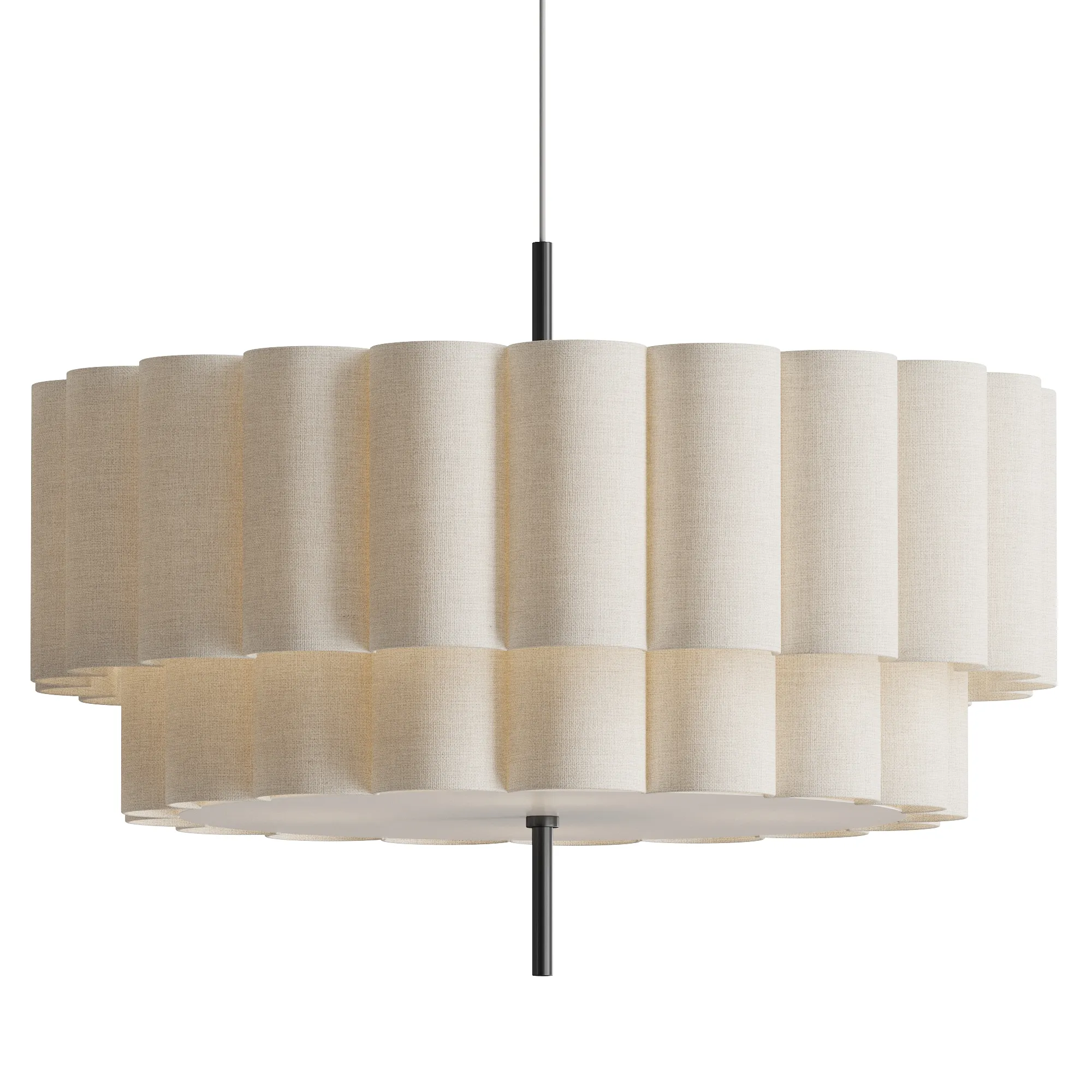 Dantone Selin D85 Pendant Light 3D Model .c4d .max .obj .3ds .fbx .stl .blend 