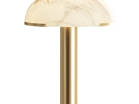 L&aacute;mpara de mesa Elegance Alabastro Modelo 3D