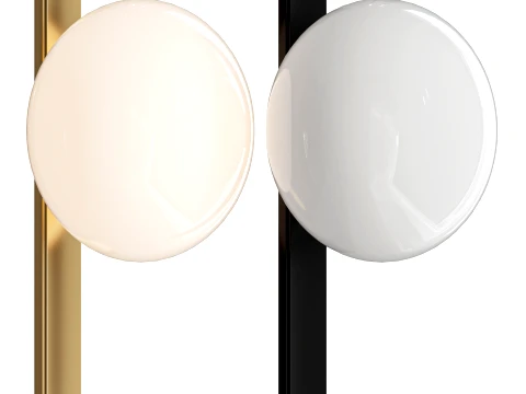 Estiluz Circ 3720 ガラスウォールランプ 3Dモデル