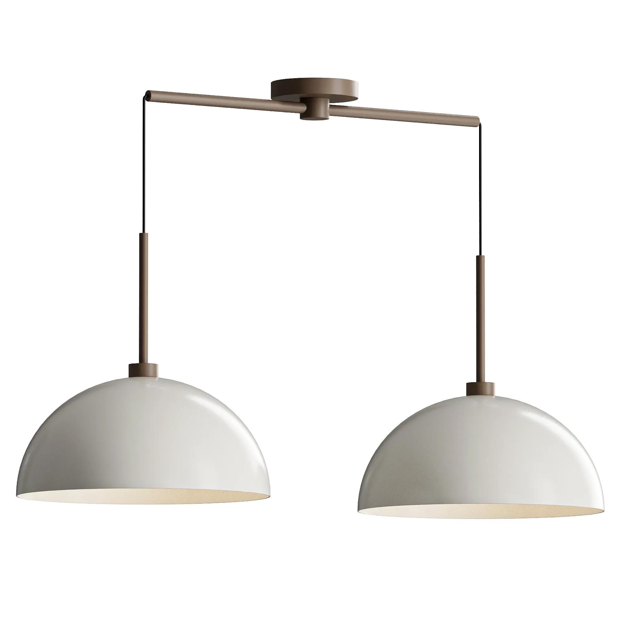 Handmade 2 piece pendant light 3D Model .c4d .max .obj .3ds .fbx .stl .blend